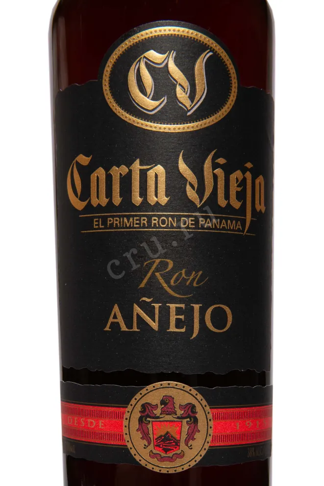 Этикетка Carta Vieja Anejo 0.75 л
