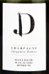 Этикетка Jacquinet Dumez Dialogie Blanc De Noirs Premier Cru 2018 0.375 л
