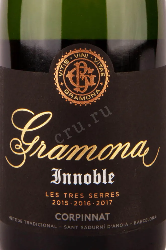 Этикетка Gramona Corpinnat Innoble Brut Nature 2015-2017 0.75 л