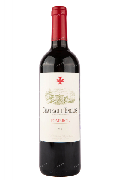 Вино Chateau l'Enclos Pomerol AOC 2016 0.75 л