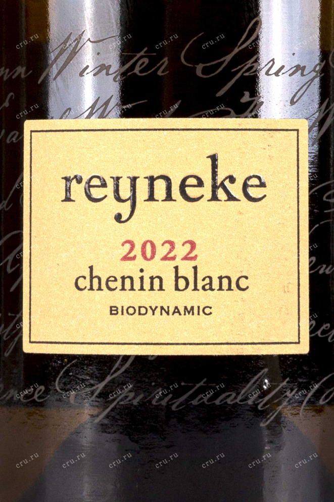 Этикетка Reyneke Chenin Blanc 2022 0.75 л