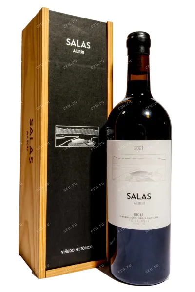 Вино Aiurri Salas Rioja DOC in gift box 2021 0.75 л