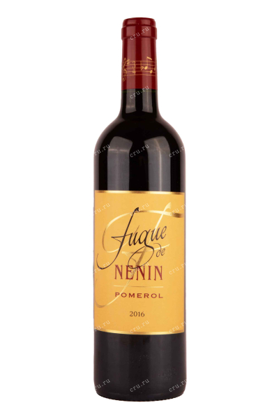 Вино Fugue de Nenin Pomerol 2016 0.75 л
