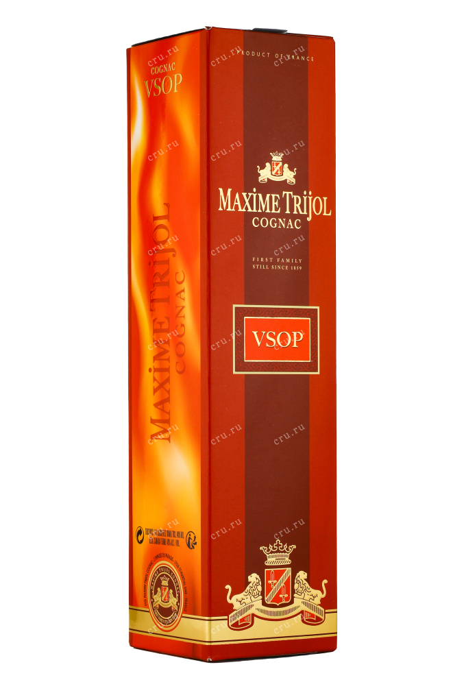 Подарочная коробка Maxime Trijol VSOP 0.7 л