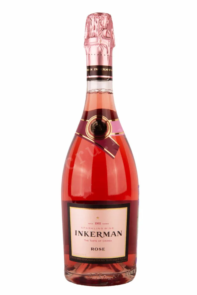Игристое вино Инкерман полусладкое розовое  0.75 л