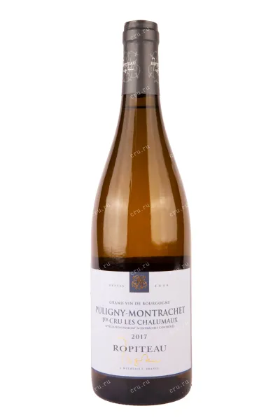 Вино Ropiteau Puligny-Montrachet Les Folatieres Premier Cru 2017 0.75 л