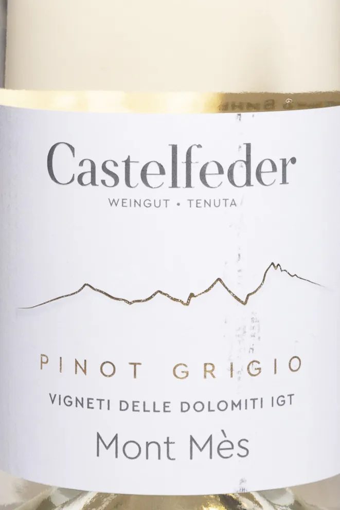 Этикетка Pinot Grigio Mont Mes Castelfeder 2024 0.75 л