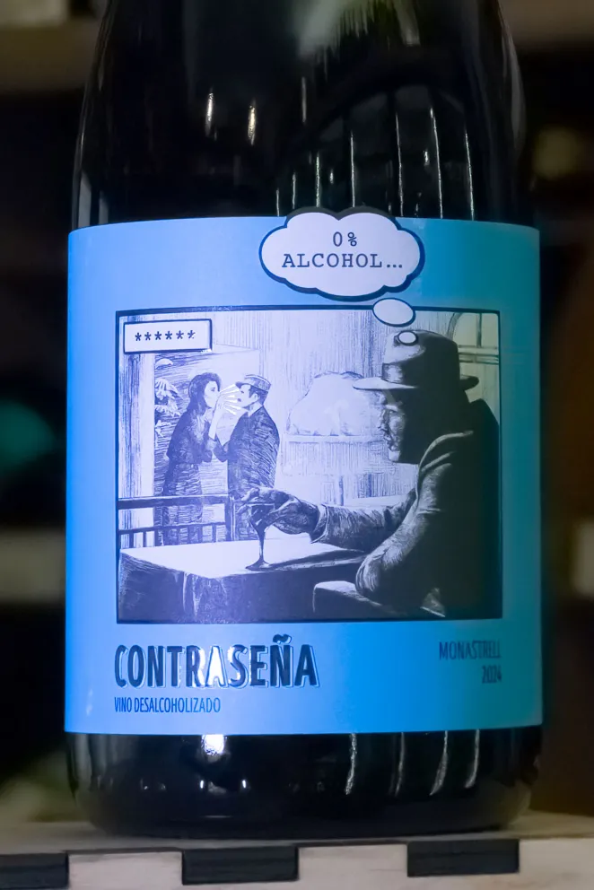 Вино Contrasena Monastrell Desalcoholizado 2024 0.75 л