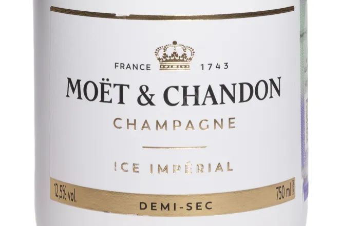Этикетка Moet & Chandon Ice Imperial Demi-Sec 2021 0.75 л