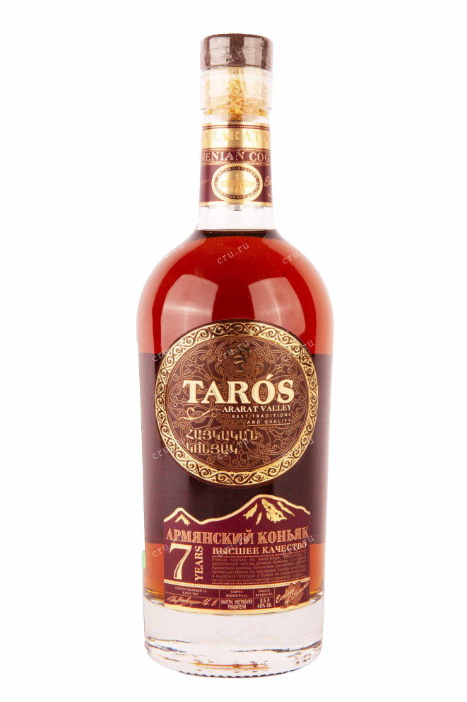 Бутылка Taros 7 years in gift box 0.5 л