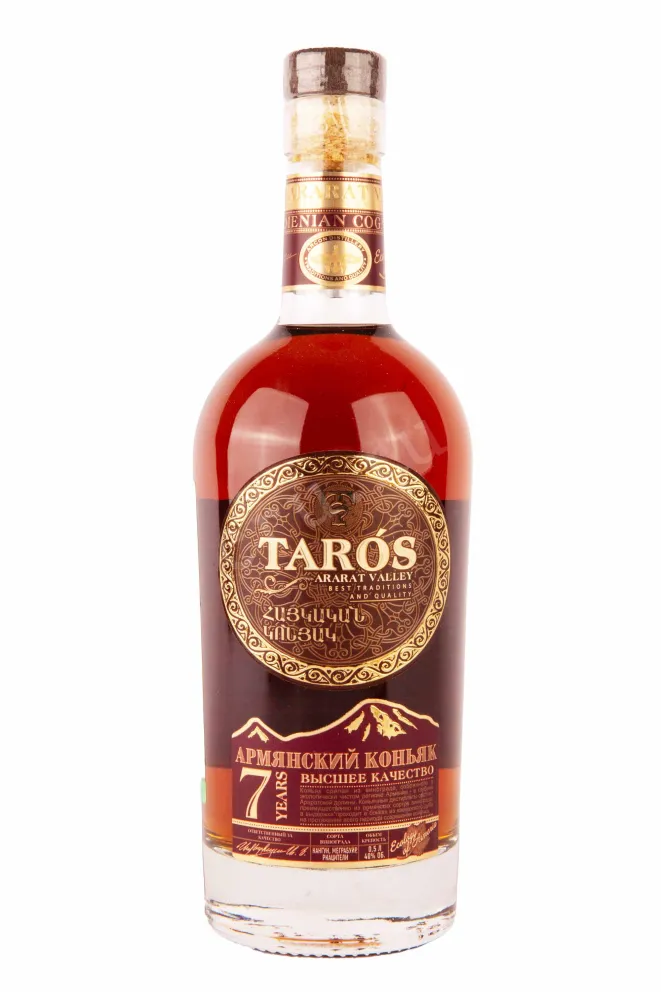 Бутылка Taros 7 years in gift box 0.5 л