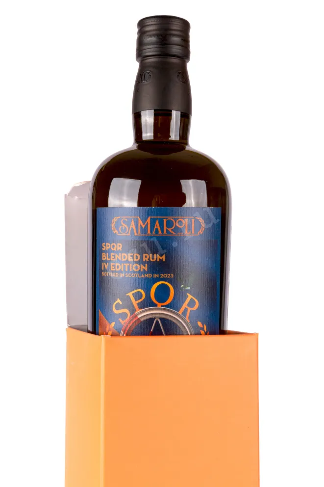 Деревянная коробка Samaroli Spqr in gift box 0.7 л