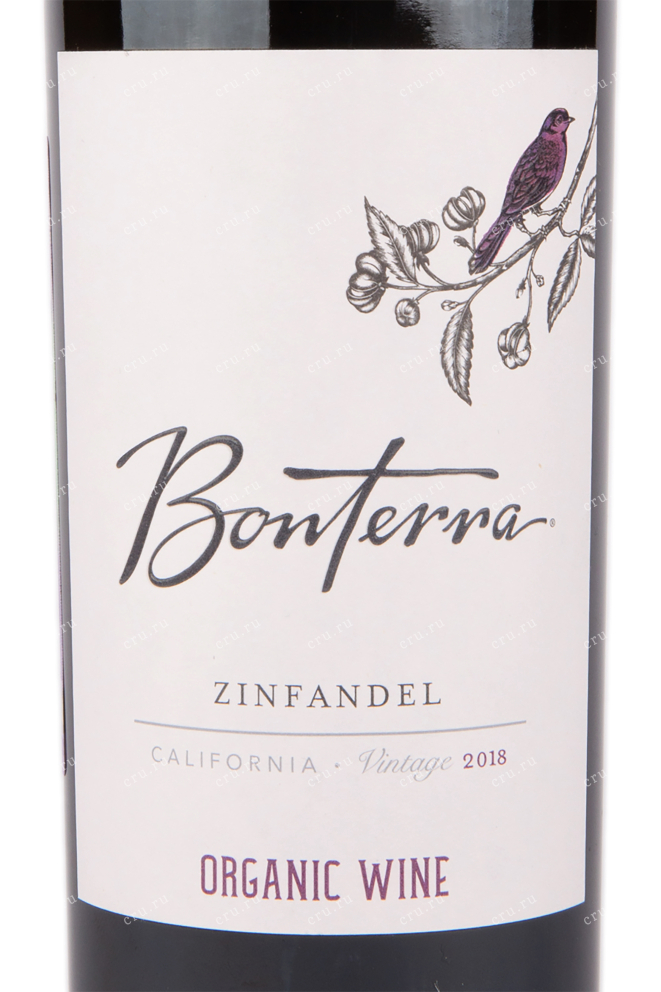 Вино Bonterra Zinfandel 2018 0.75 л