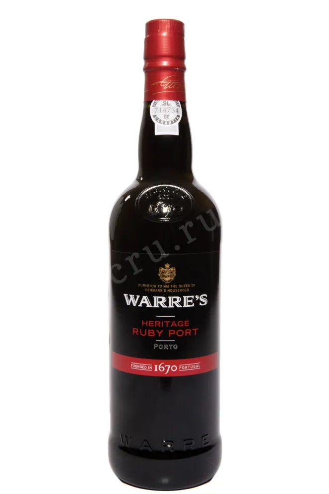 Портвейн Warres Heritage Ruby Port 2023 0.75 л