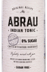 Этикетка Abrau Indian Tonic sugar free 0,375 л