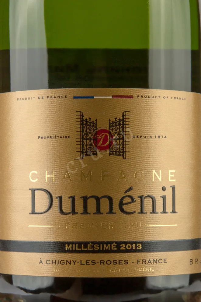 Этикетка Dumenil Millesime 0.75 л