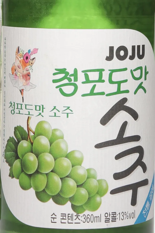 Этикетка Joju Green Grapes 0.36 л