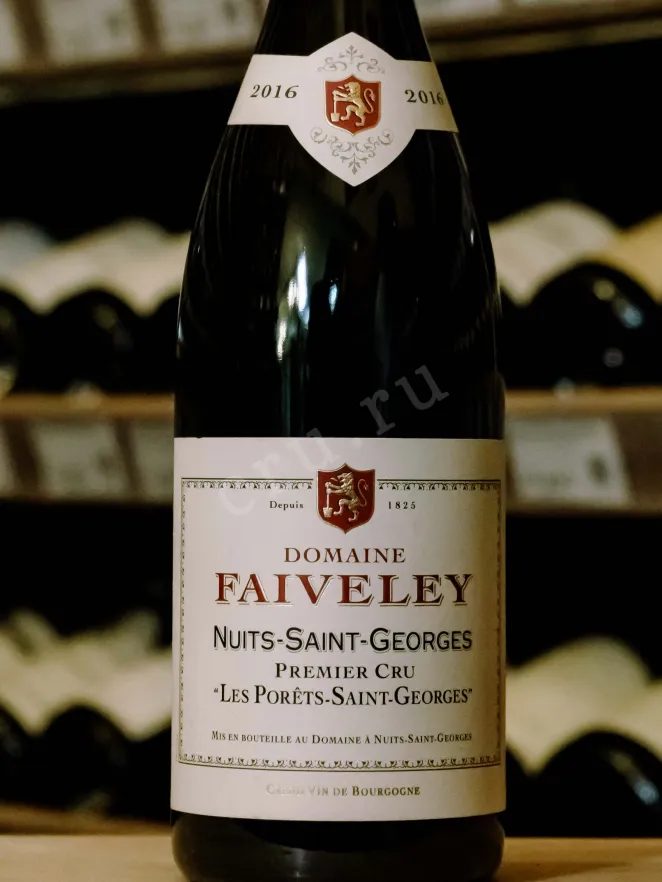 В магазине Крю Профи Domaine Faiveley Nuits St Georges 1 er Cru Les Porets St Georges 2016 0.75 л