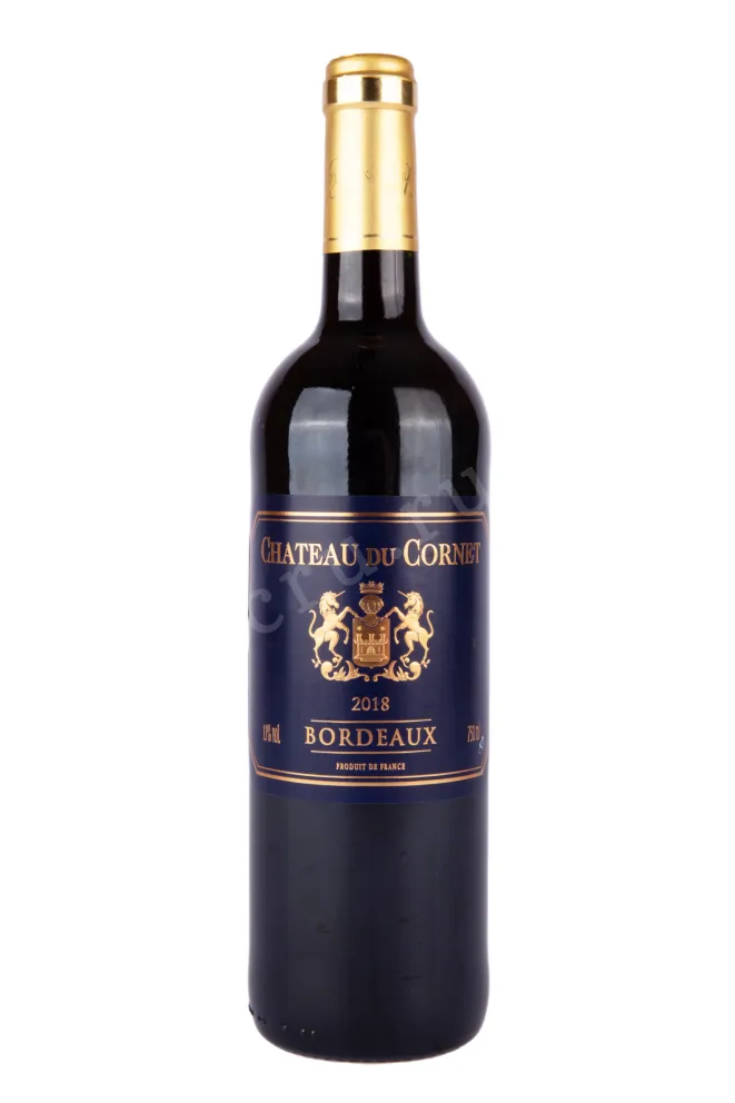 Вино Chateau du Cornet Bordeaux AOC Red 2018 0.75 л