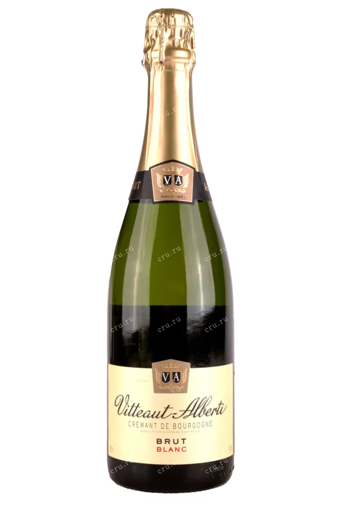 Игристое вино Vitteaut-Alberti Cremant de Bourgogne Blanc Brut 2020 0.75 л