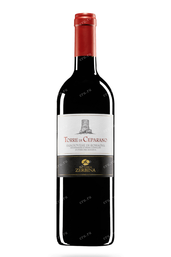 Вино Zerbina Sangiovese di Romagna Superiore Torre di Ceparano 2015 0.75 л