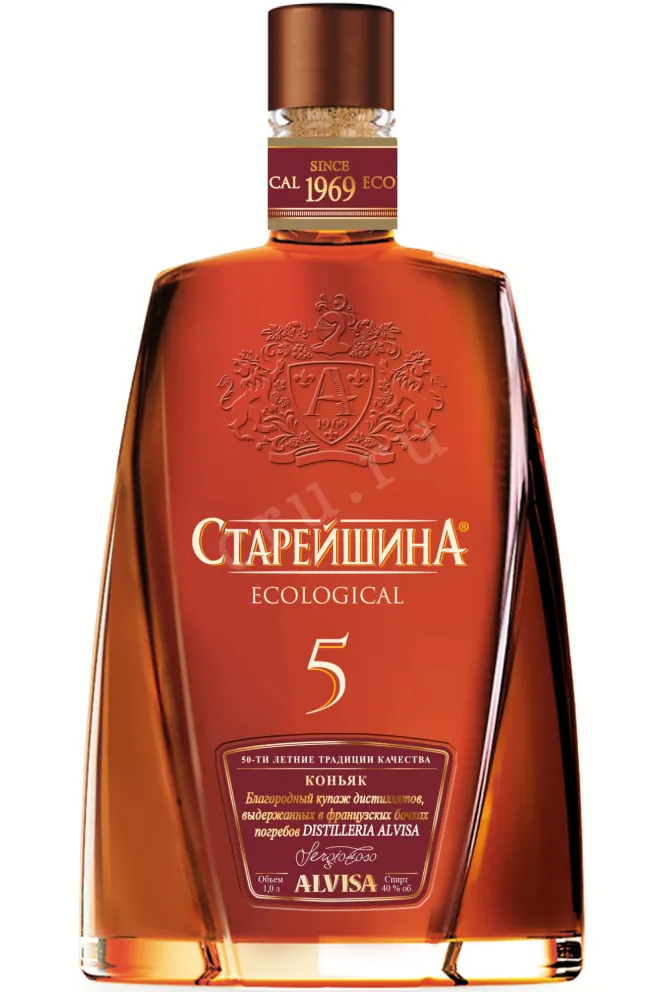 Коньяк Старейшина КВ 5 лет  1 л