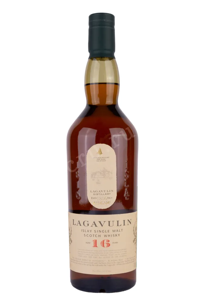 Виски Lagavulin Single Malt 16 years in gift box  0.75 л