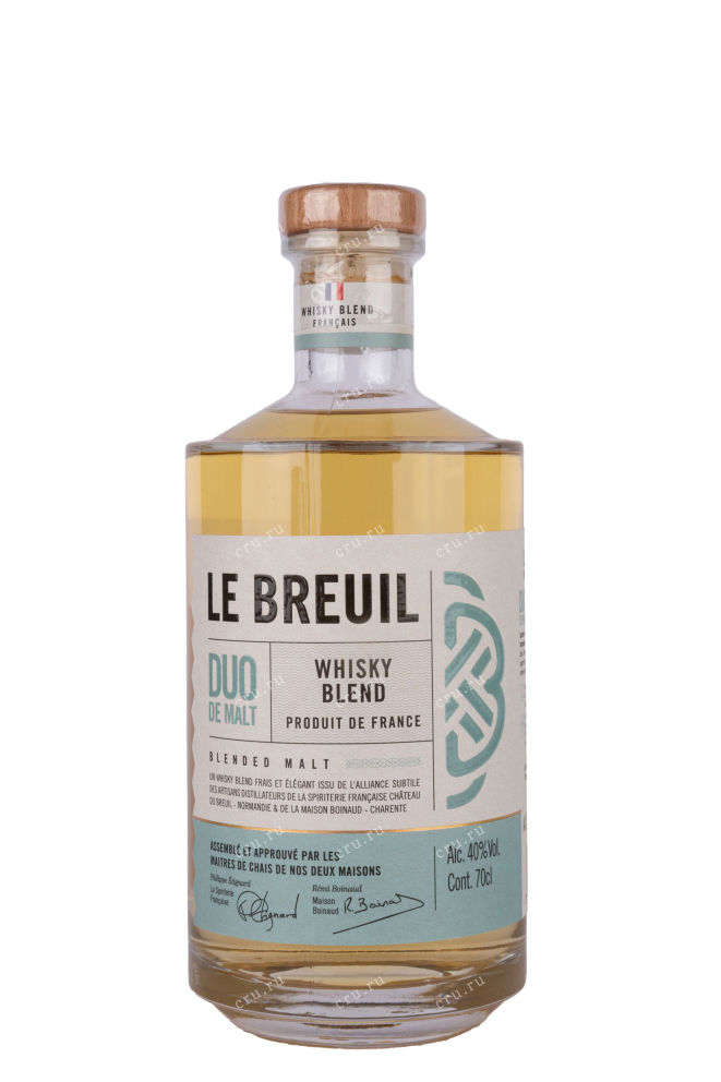 Бутылка Le Breuil Duo de Malt Blend gift box 0.7 л