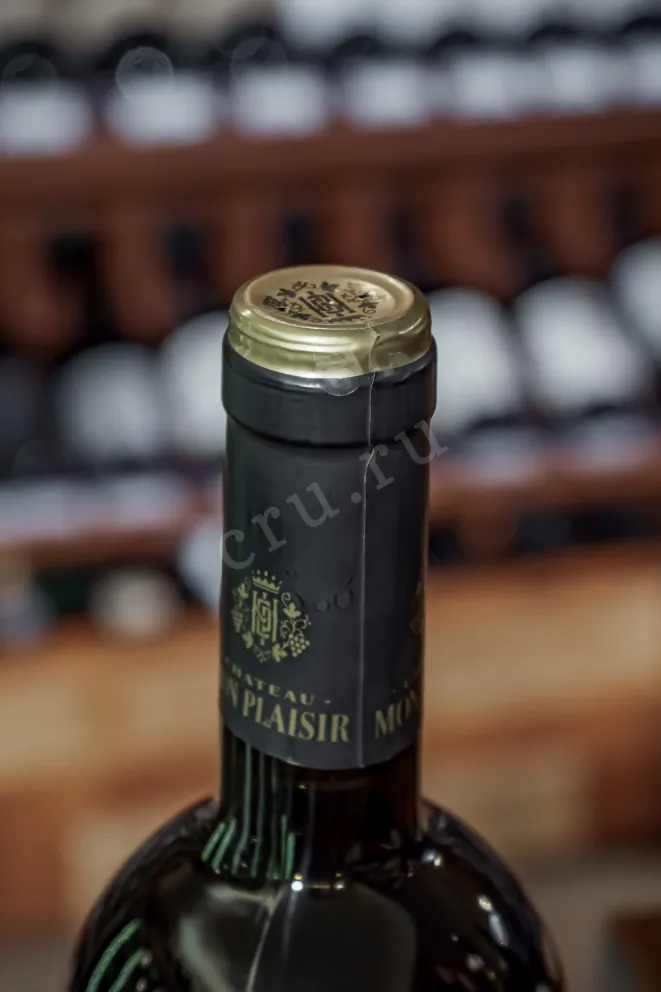 Пробка Chateau Mon Plaisir Premium Cabernet-Merlot 2021 0.75 л