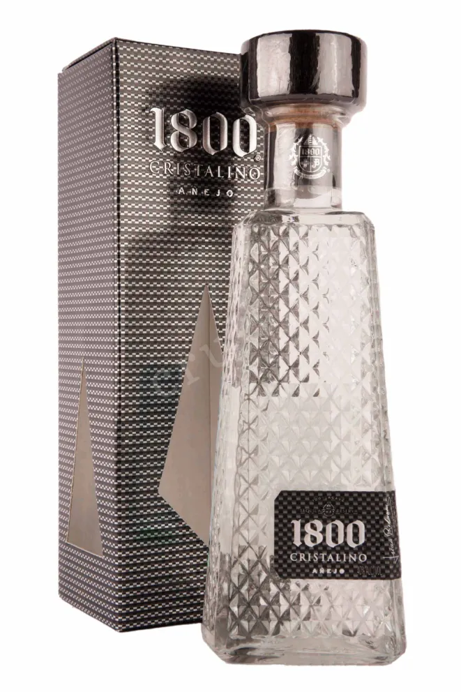 Текила Jose Cuervo 1800 Cristalino Anejo in gift box  0.7 л