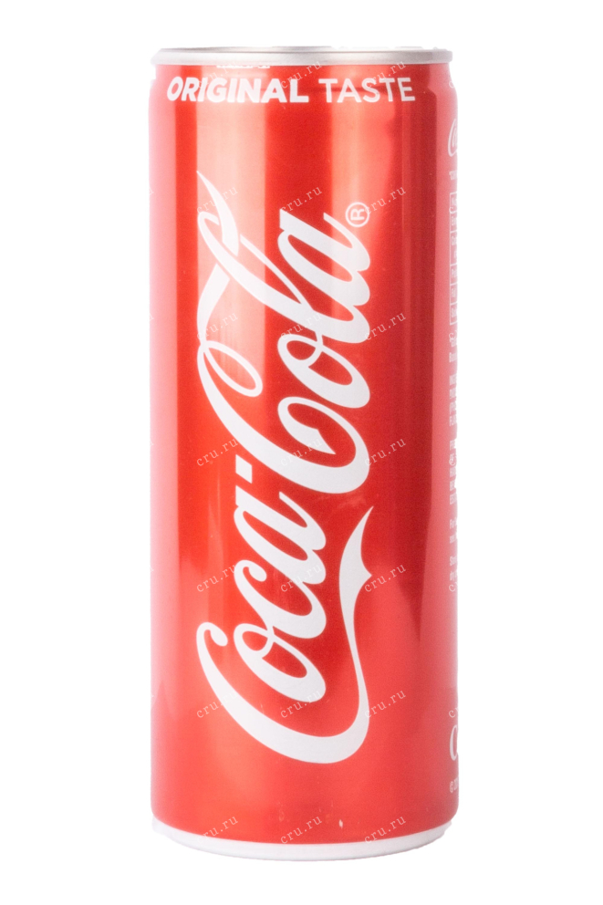Газированный напиток Coca Cola Original в железной банке 0.25 л