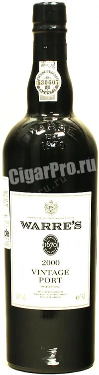Фото — Портвейн Warres Vintage 2000 0.75 л