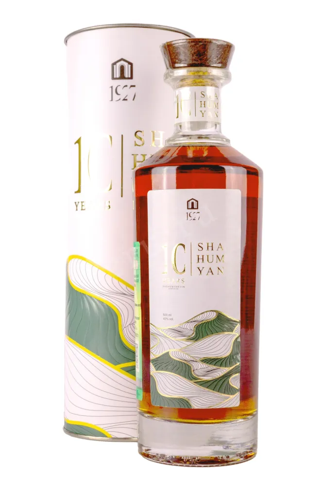 Коньяк Шаумян Левел КС 10 лет в тубе   0.5 л