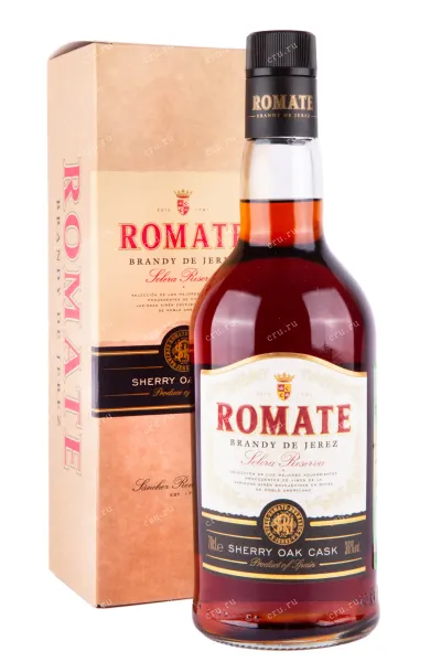 Бренди де Херес Romate Solera Reserva with gift bx  0.7 л