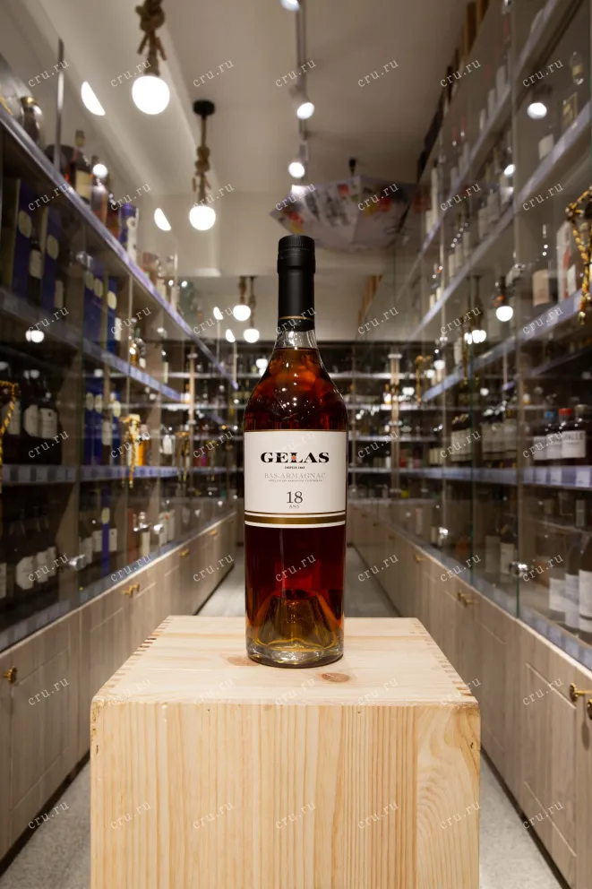 В магазине Крю Профи Gelas Bas Armagnac 18 ans gift box 0.7 л