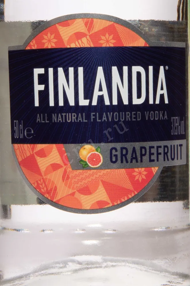 Этикетка Finlandia Grapefruit 0.5 л