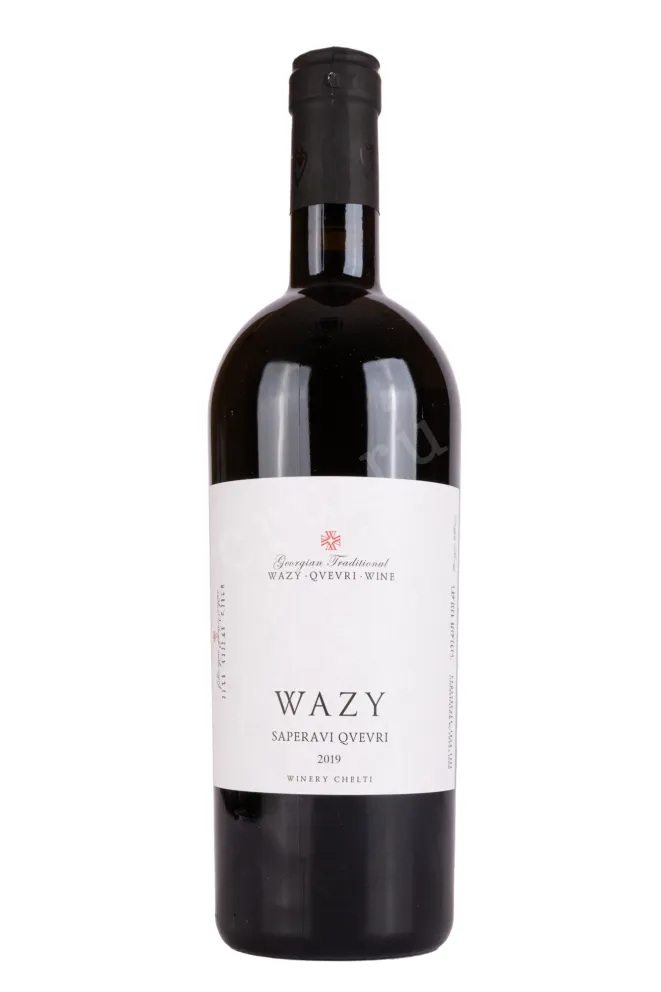 Вино Wazy Saperavi Qvevri 2019 0.75 л