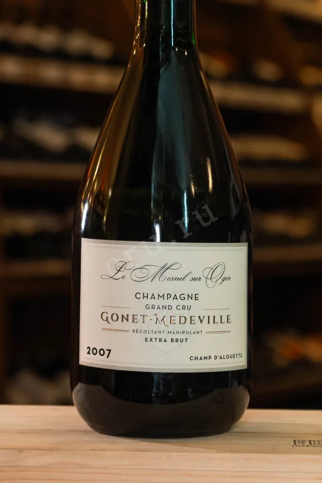 В магазине Крю Профи Gonet-Medeville Le Mesnil sur oger Champ d'Alouette Grand Cru 2007 0.75 л