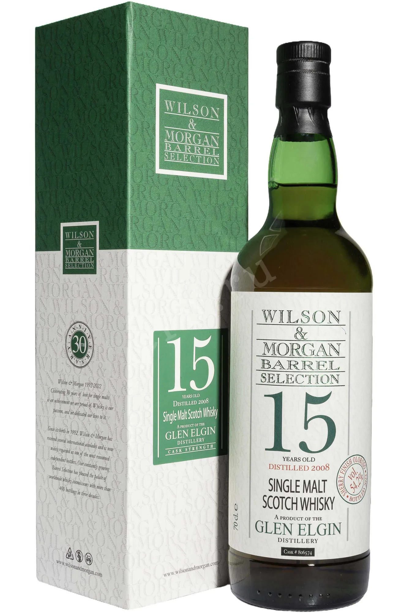 Wilson & Morgan Barrel Selection Glen Elgin Sherry Finish Oloroso