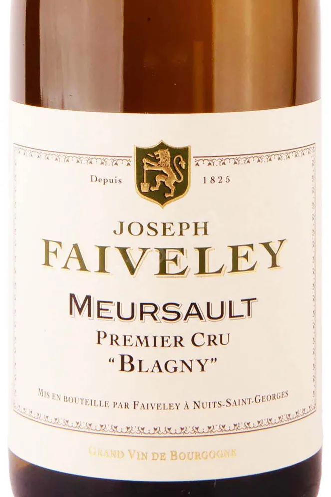 Этикетка Joseph Faiveley Meursault 1-er Cru Blagny 2018 0.75 л