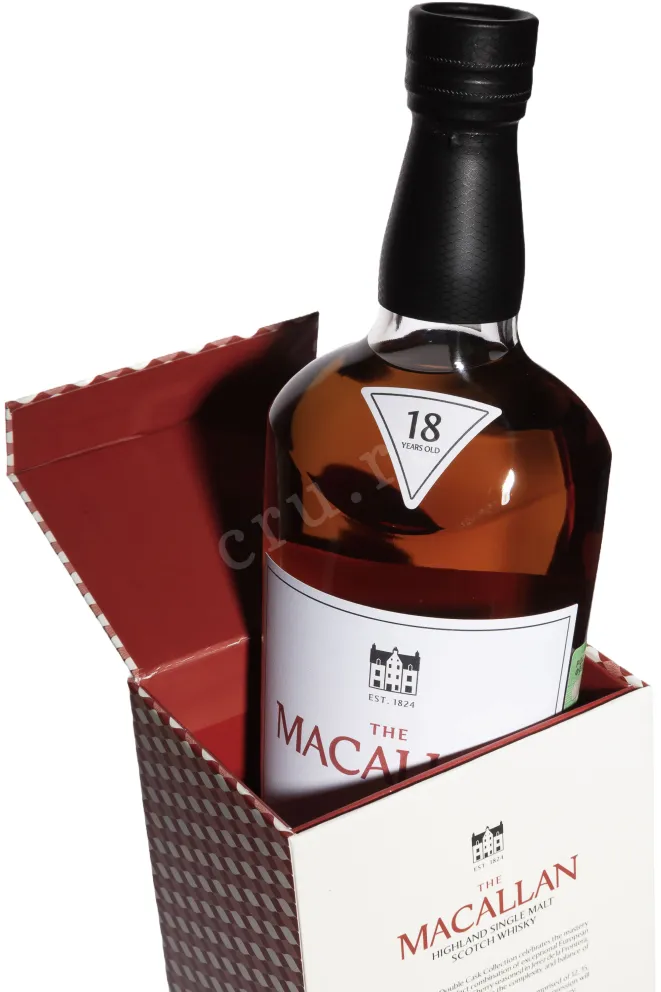 В подарочной коробке Macallan 18 years Double Cask 0.7 л