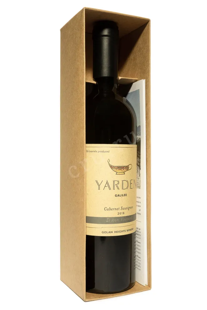 В подарочной коробке Yarden Cabernet Sauvignon El Rom Vineyard gift box 2018 0.75 л