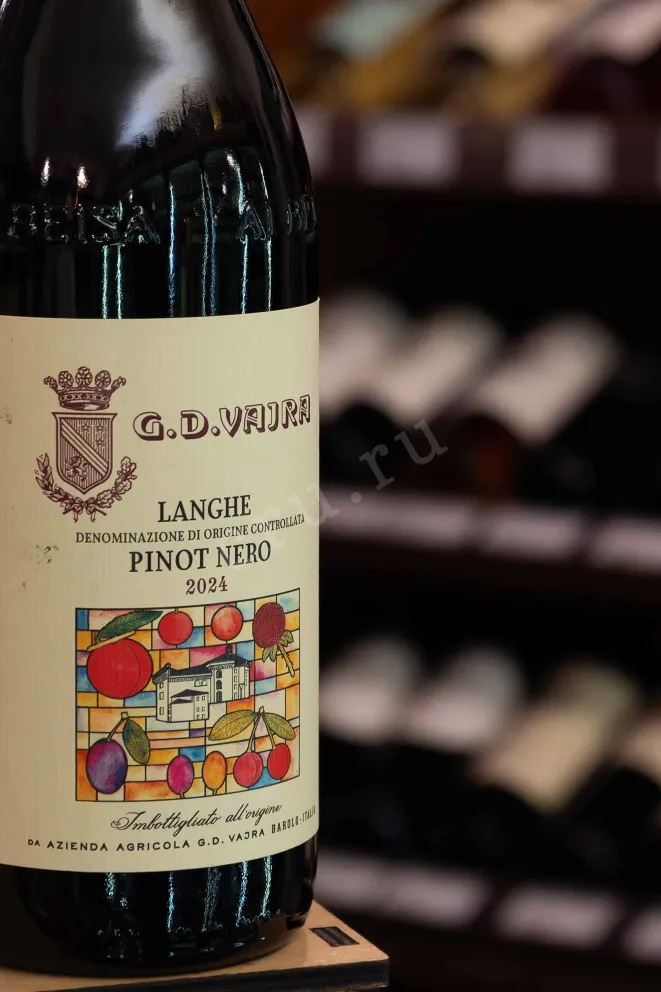 В магазине Крю Профи G.D. Vajra Langhe DOC Rosso Pinot Nero 2024 0.75 л
