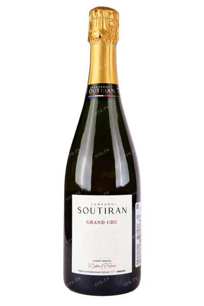 Шампанское Soutiran Rose Grand Cru Brut 2019 0.75 л