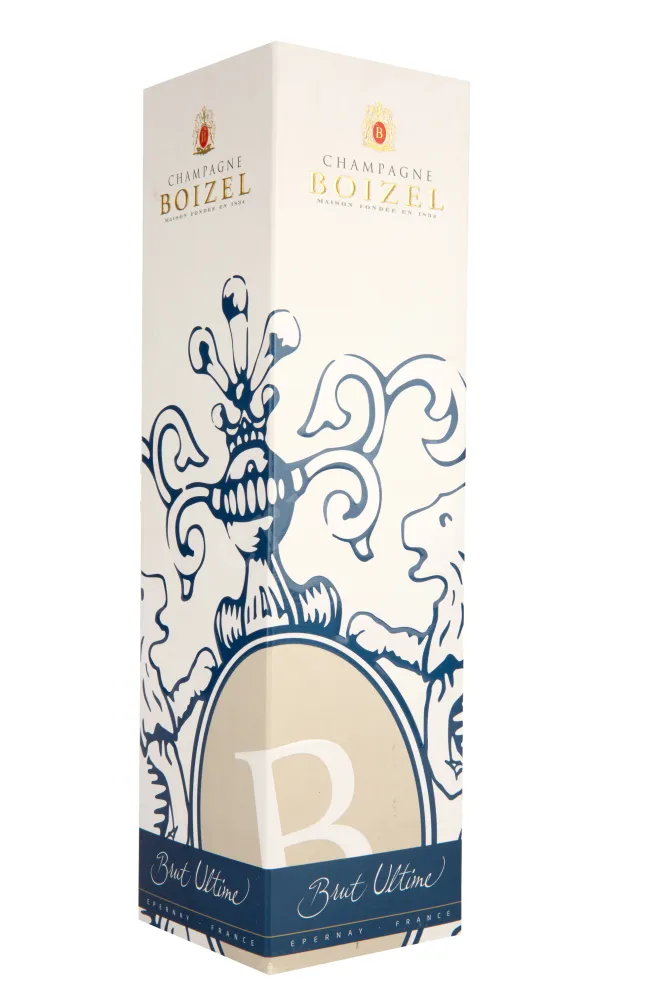 Подарочная коробка шампанского Буазель Ультим Экстра Брют 0,75