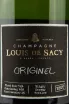 Этикетка Louis de Sacy Originel 0.75 л