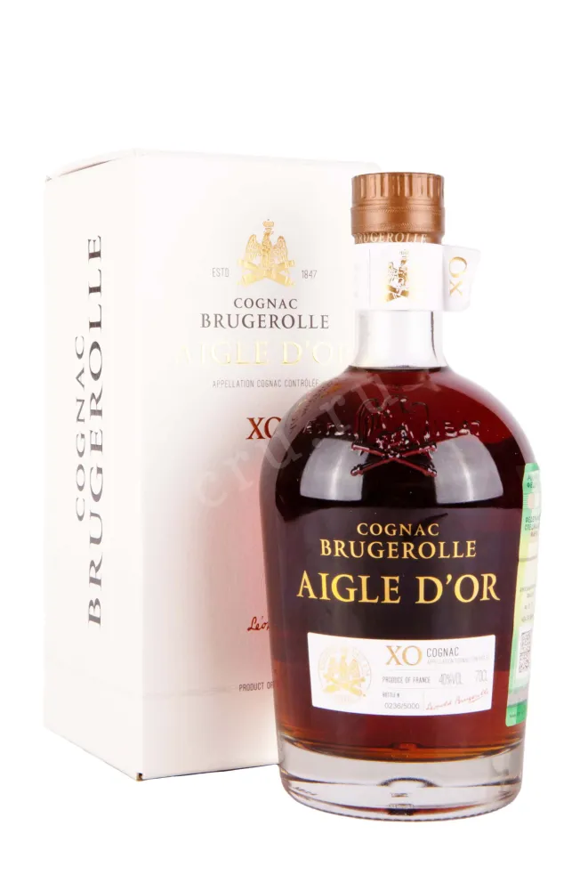 Коньяк Brugerolle Aigle d'Or XO in gift box  0.7 л