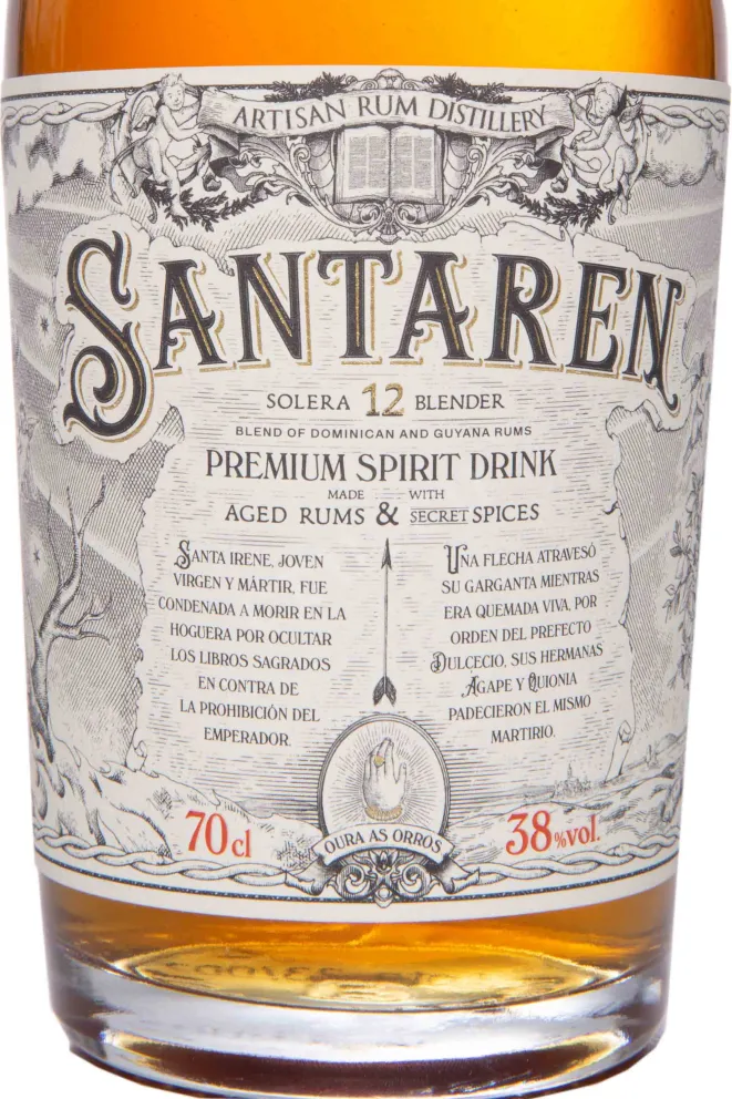 Этикетка Santaren Solera 12 Blender 0.7 л