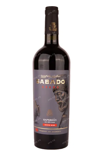 Вино Sabado Grand Saperavi Qvevri 2022 0.75 л