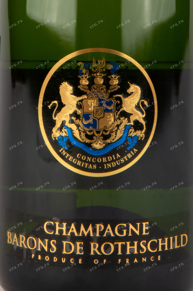 Этикетка шампанского Барон де Ротшильд Брют 0,75